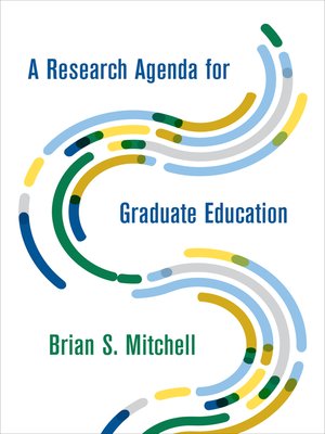 cover image of A Research Agenda for Graduate Education